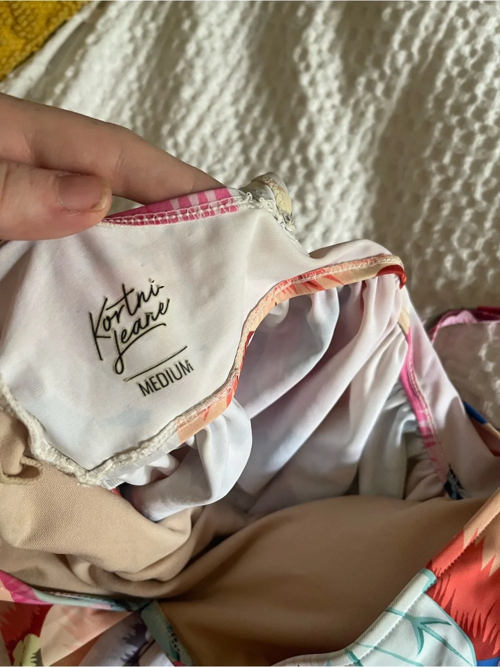 Kortni Jeane V Neck Swim Top